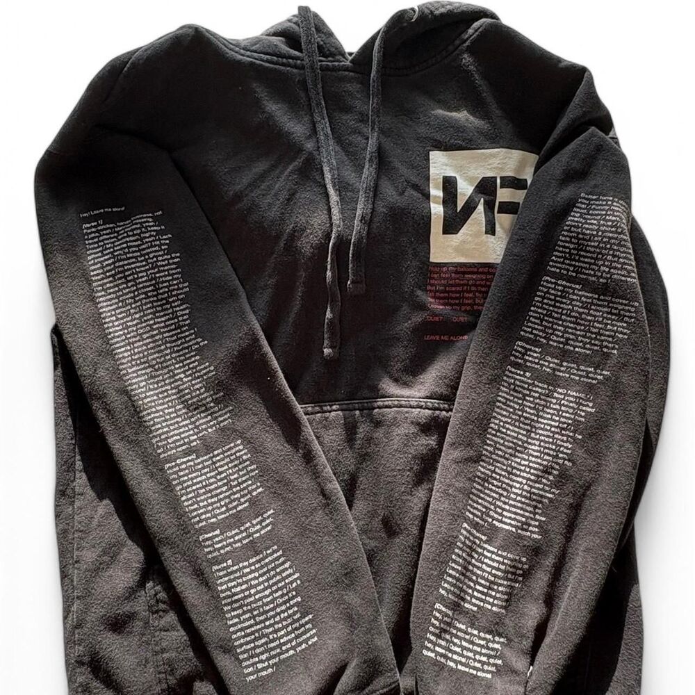 Unbranded Women's Black and Grey Hoodie